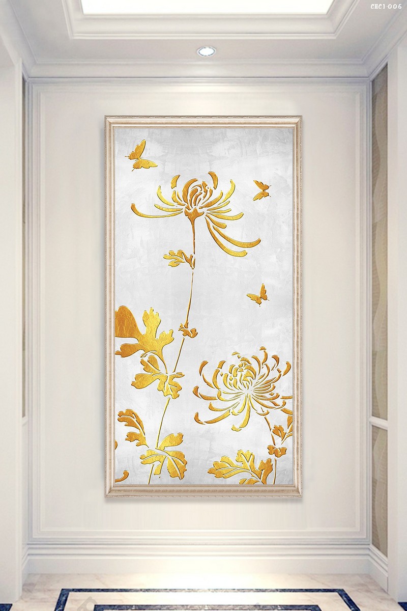 Tranh hoa cúc CHC1-006